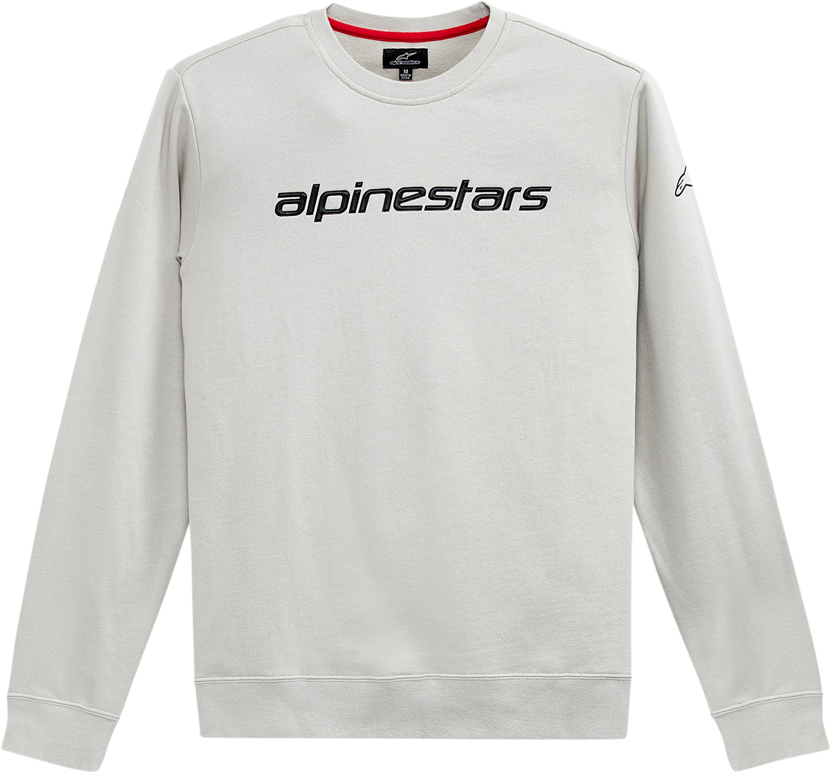 ALPINESTARS Linear Crew Fleece - Silver/Black - Large 1212513241900L