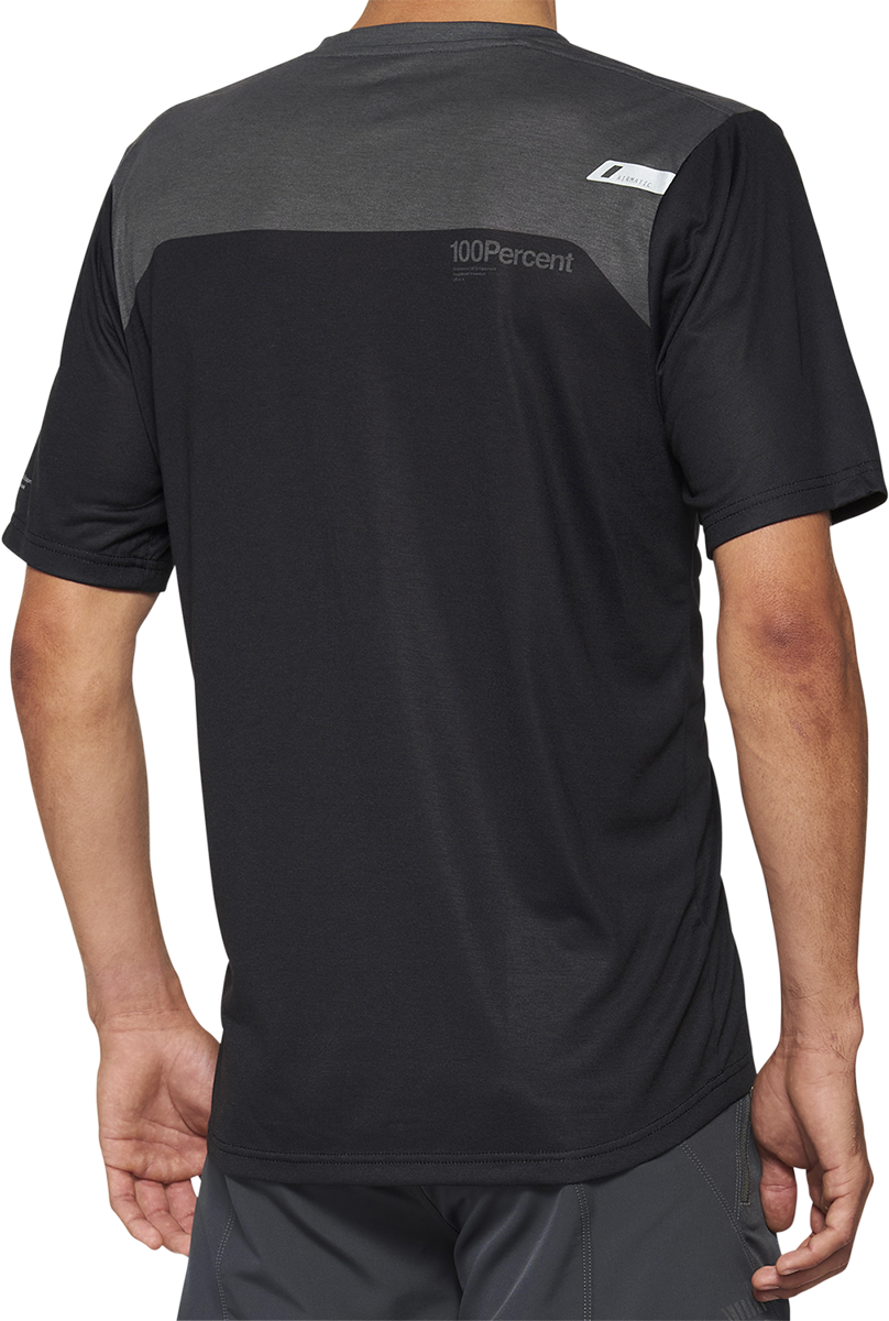 100% Airmatic Jersey - Short-Sleeve - Gray/Midnight - Large 40014-00017