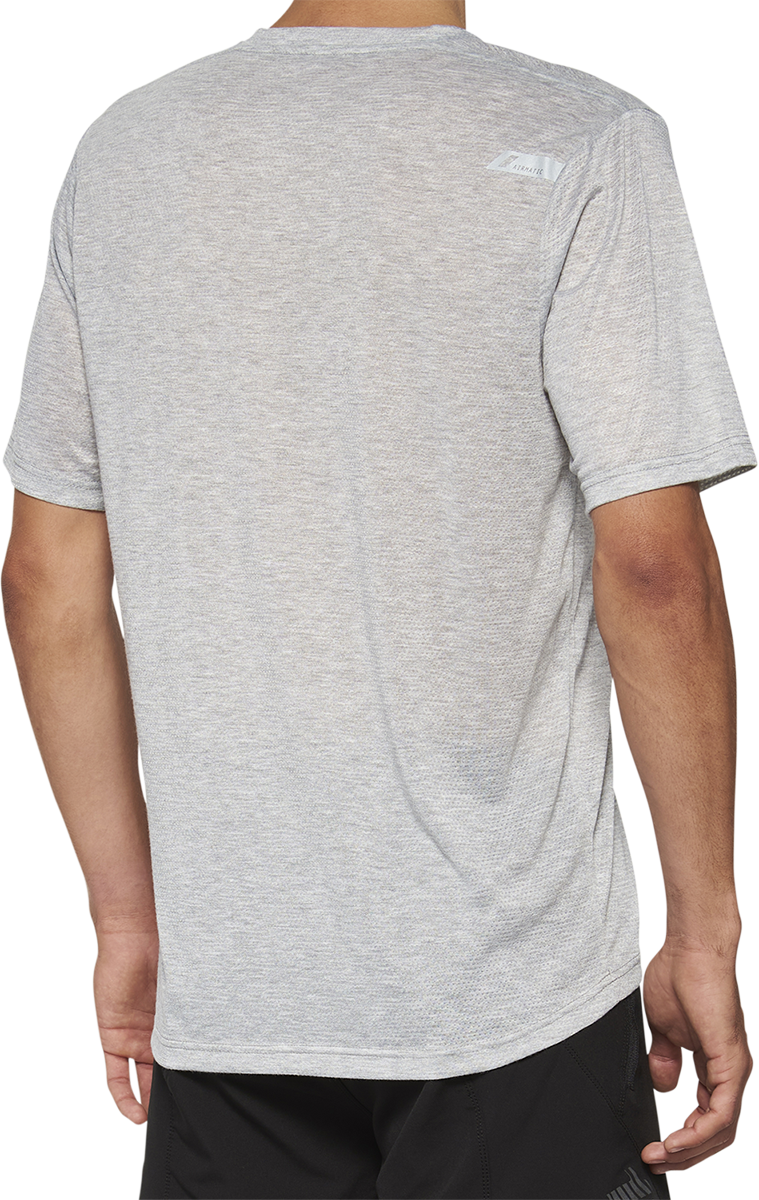 100% Airmatic Mesh Jersey - Short-Sleeve - Gray - Large 40016-00007