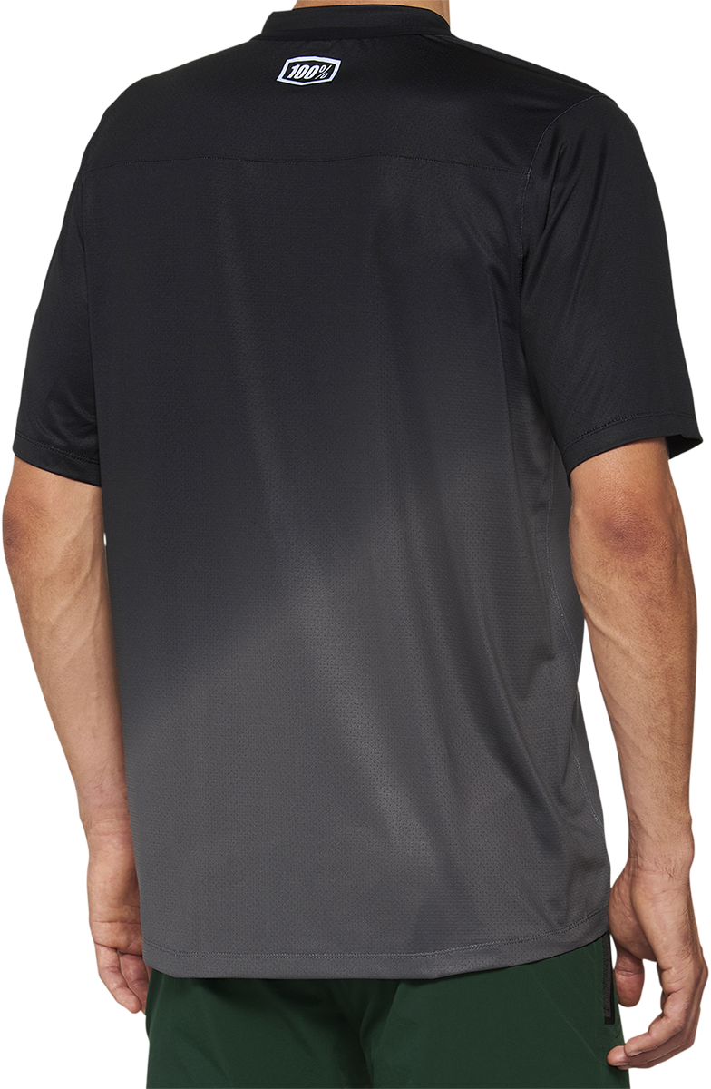 100% Celium Jersey - Short-Sleeve - Black/Charcoal - XL 40011-00003