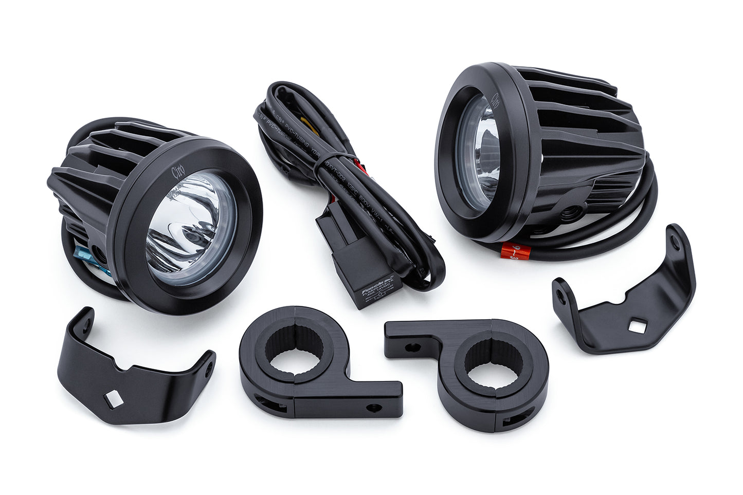 CIRO Spotlight w/ Engine Guard Mount - Black 45019