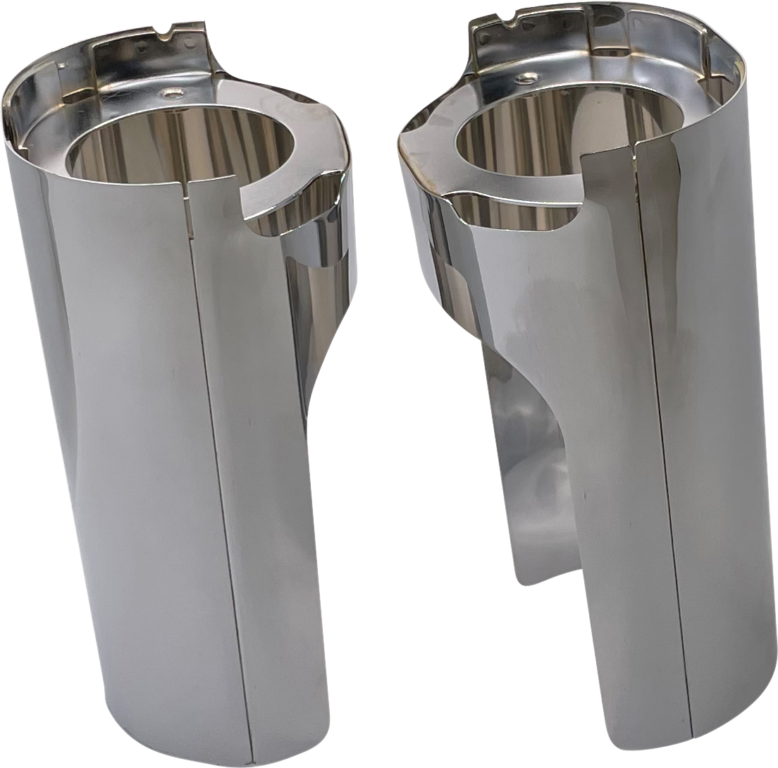 ARLEN NESS Fork Boot Cover - Chrome 125-001