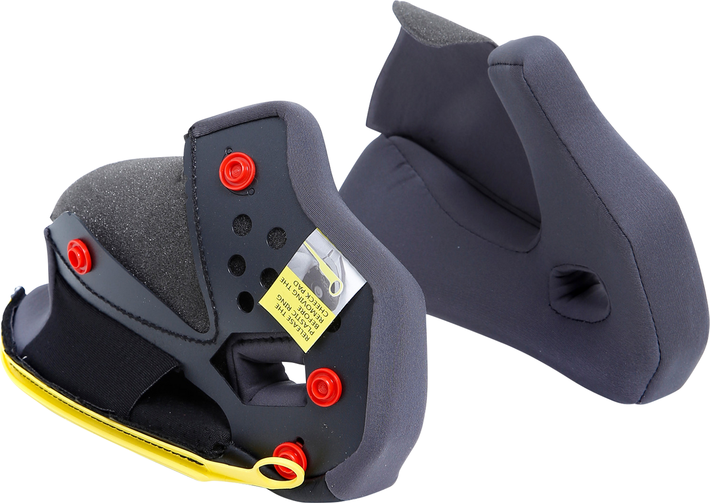 AGV Tourmodular Cheek Pads - Gray/Black - XS/M 20KIT93031629