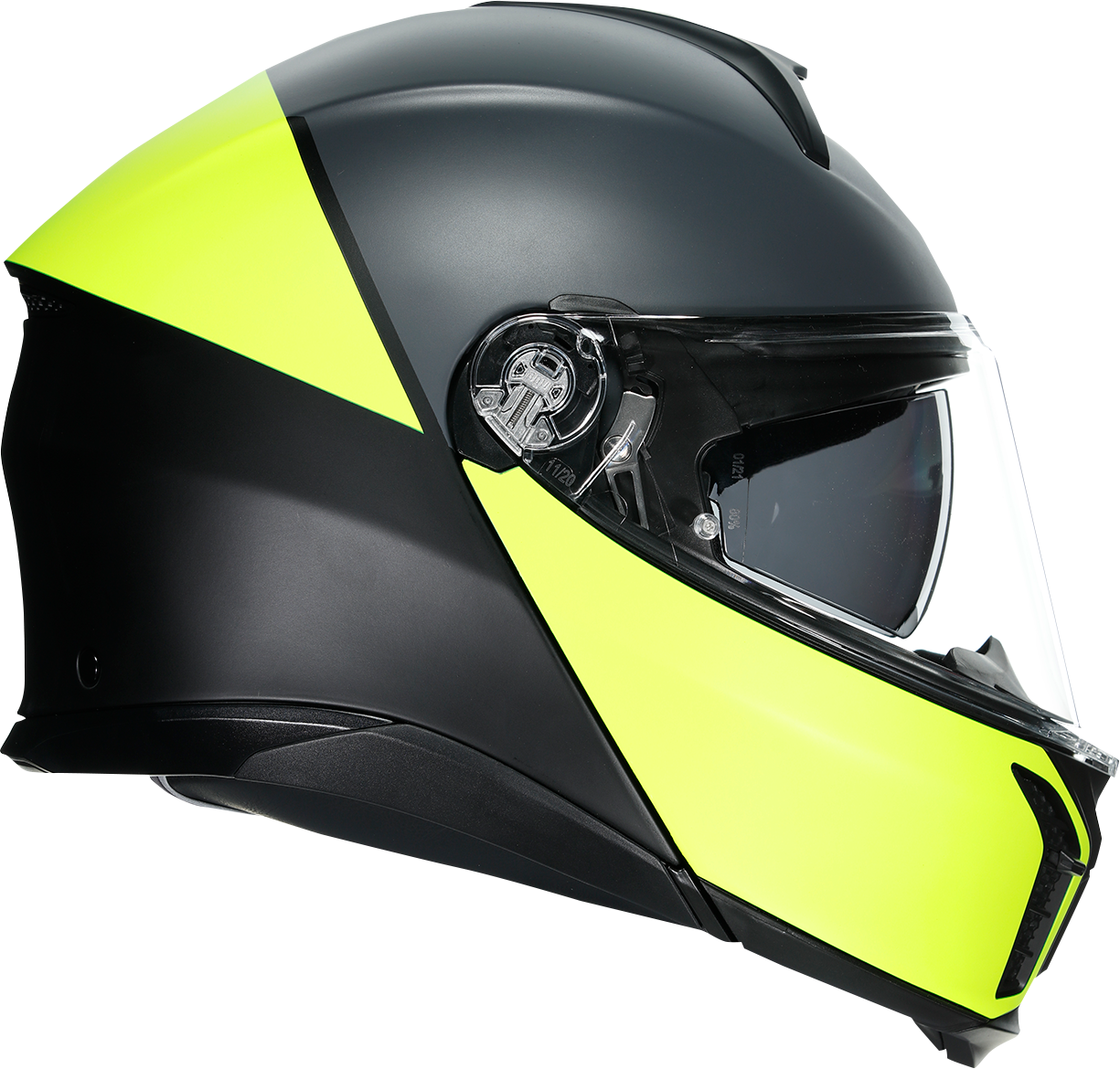 AGV Tourmodular Helmet - Balance - Black/Yellow Fluo/Gray - Small 211251F2OY00110
