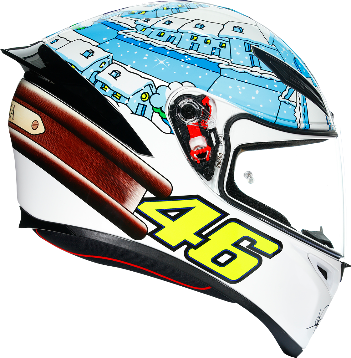 agv k1 2017 AGV K1 Helmet - Rossi Winter Test 2017