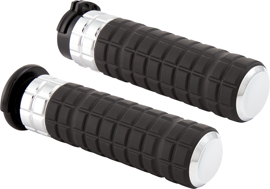 ARLEN NESS Grips - SpeedLiner - TBW - Chrome 500-003