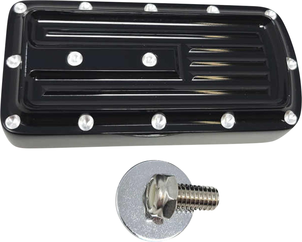 COVINGTONS Brake Pedal - Dimpled - Black C1942-B