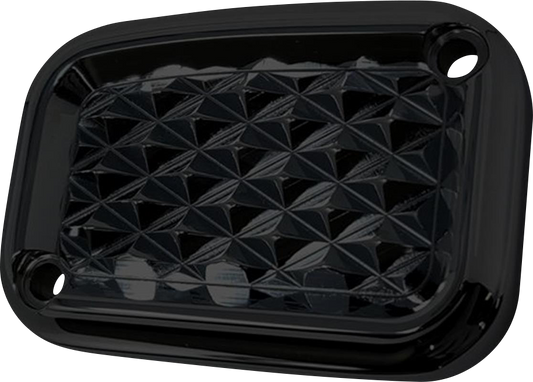 COVINGTONS Master Cylinder Lid - Brake - Front - Diamondback - Black C3076-B