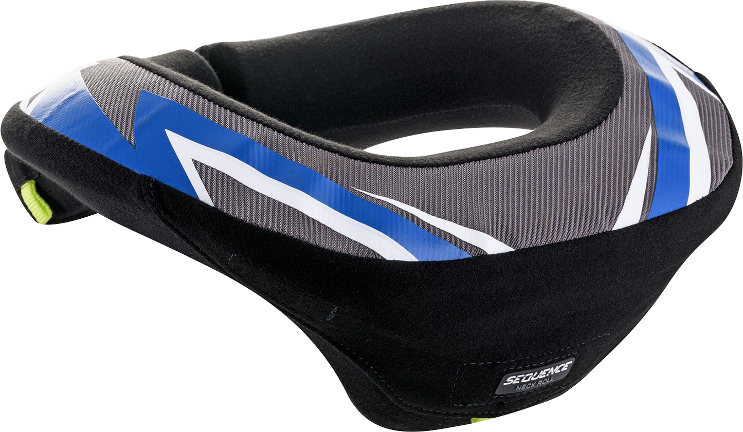 ALPINESTARS Youth Sequence Neck Roll - Black/Anthracite/Blue - L/XL 6741018-177-LXL