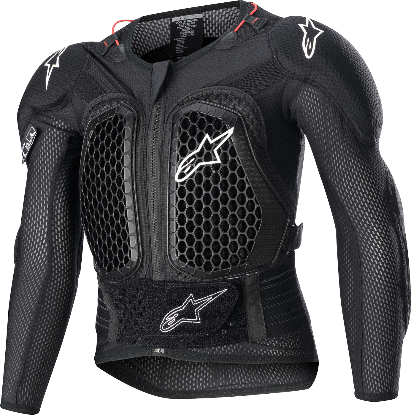 ALPINESTARS Youth Bionic Action V2 Protection Jacket - Black - L/XL 6546823-10-LXL