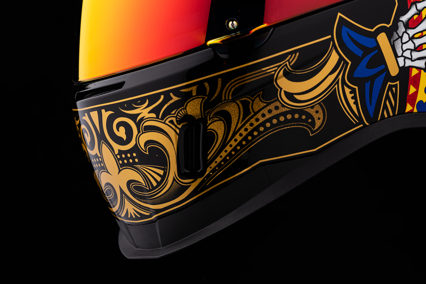ICON Airform* Helmet - Suicide King - Gold - Large 0101-14730
