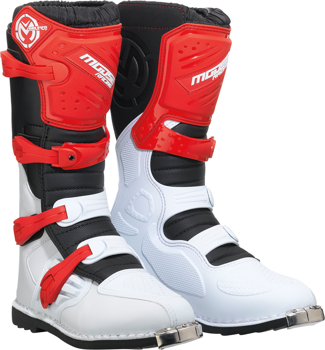 MOOSE RACING Qualifier Boots - Red - Size 7 3410-2590