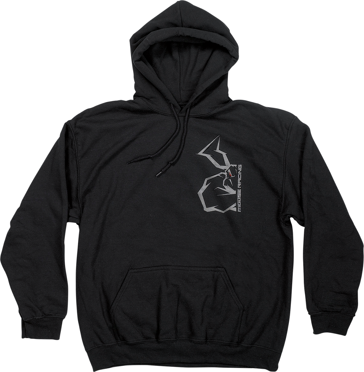 MOOSE RACING Half Agroid Hoodie - Black - Large 3050-6354