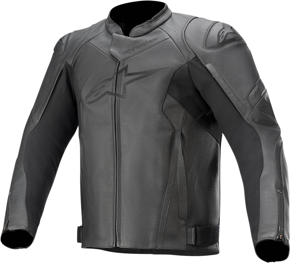 ALPINESTARS Faster v2 Leather Jacket - Black - US 42 / EU 52 ALPINESTARS Faster v2 Leather Jacket - Black - US 42 / EU 52