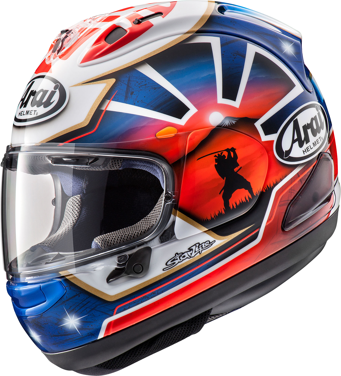 ARAI HELMETS Corsair-X Helmet - Dani Samurai-2 - Blue - XL 0101-15777