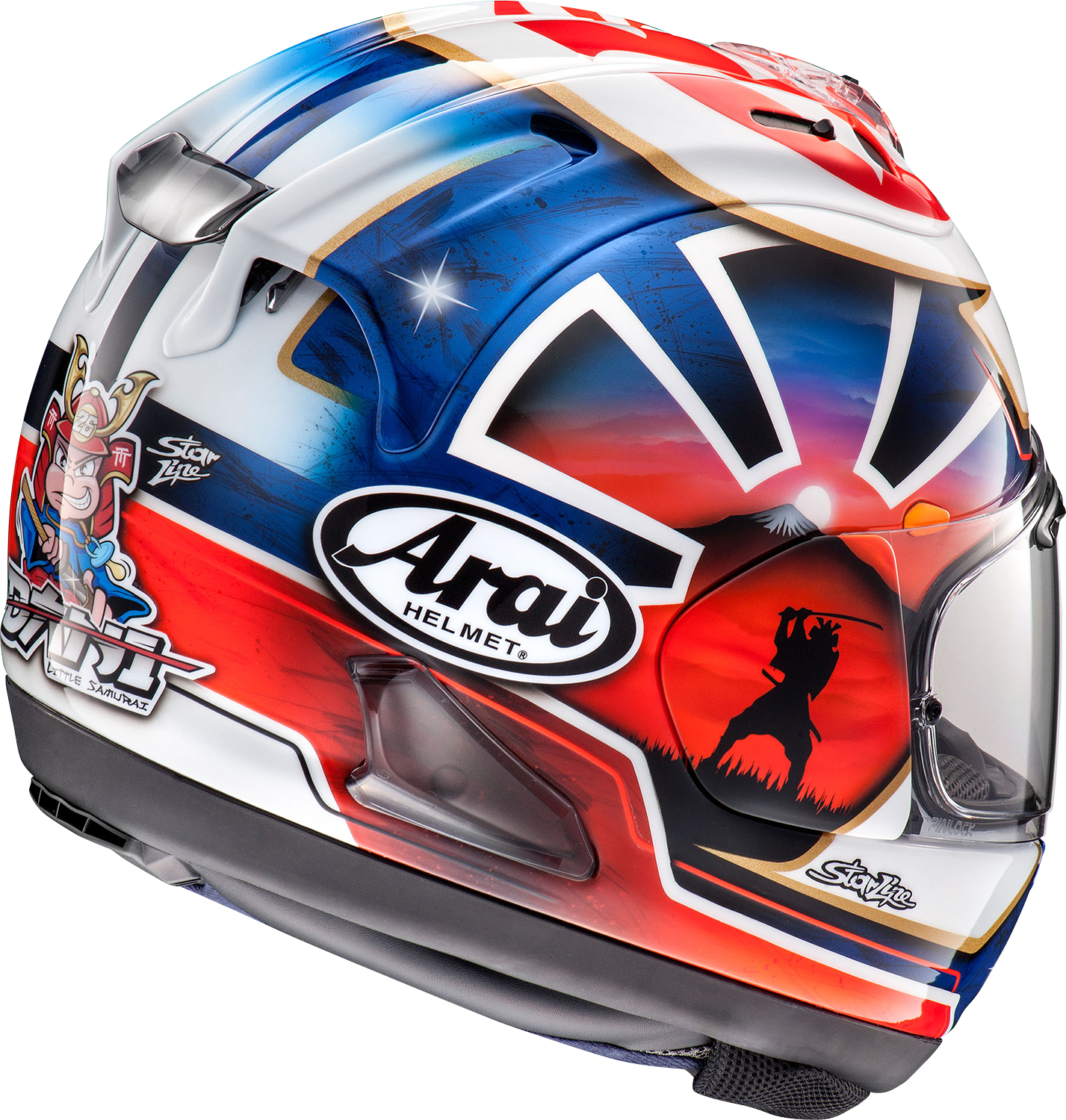 ARAI HELMETS Corsair-X Helmet - Dani Samurai-2 - Blue - XL 0101-15777