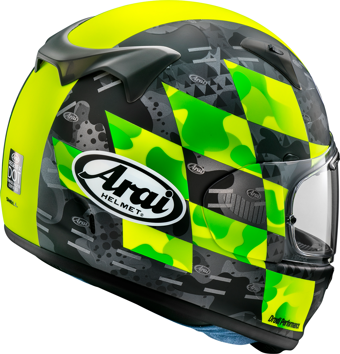 ARAI HELMETS Regent-X Helmet - Patch - Yellow Frost - Medium 0101-15829