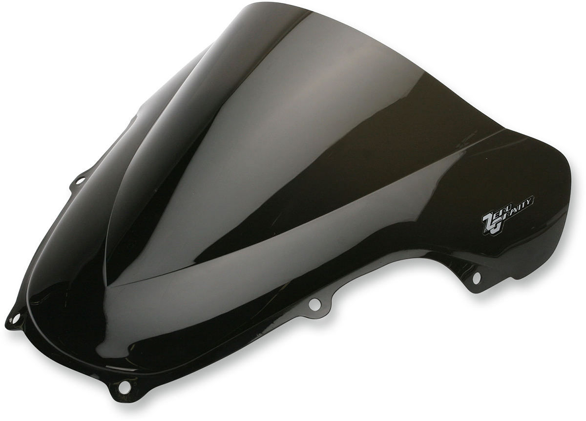 ZERO GRAVITY Double Bubble Windscreen - Dark Smoke - ZX6R/RR 16-246M-19