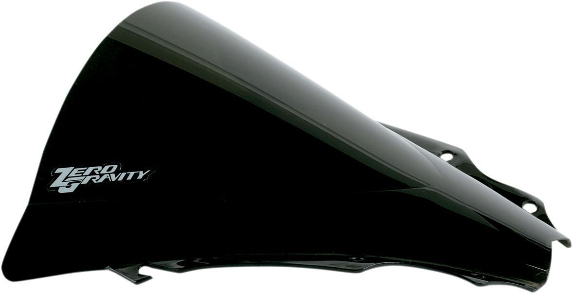 ZERO GRAVITY Double Bubble Windscreen - Dark Smoke - YZF-R6 16-579-19