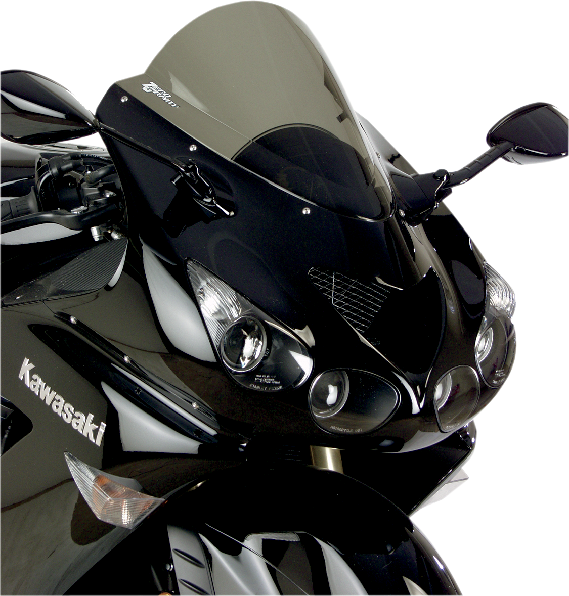 ZERO GRAVITY Double Bubble Windscreen - Smoke - ZX-14 16-274-02