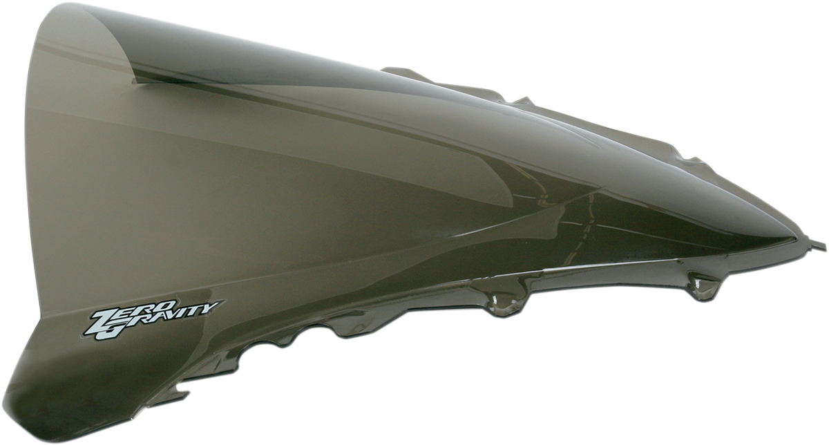 ZERO GRAVITY Double Bubble Windscreen - Smoke - YZF-R1 16-540-02