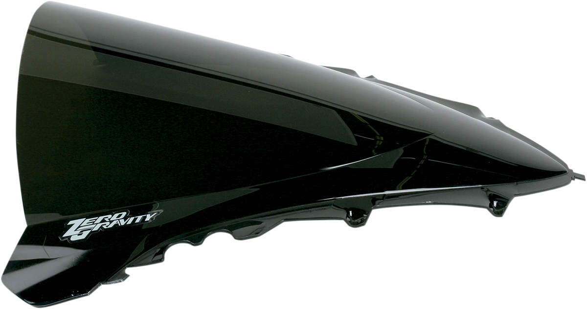 ZERO GRAVITY Double Bubble Windscreen - Dark Smoke - YZF-R1 16-540-19
