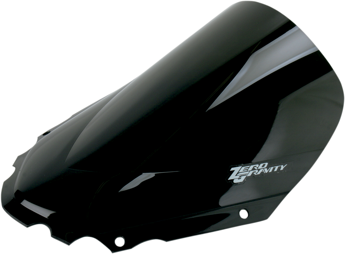 ZERO GRAVITY Double Bubble Windscreen - Dark Smoke - KLR 16-206-19
