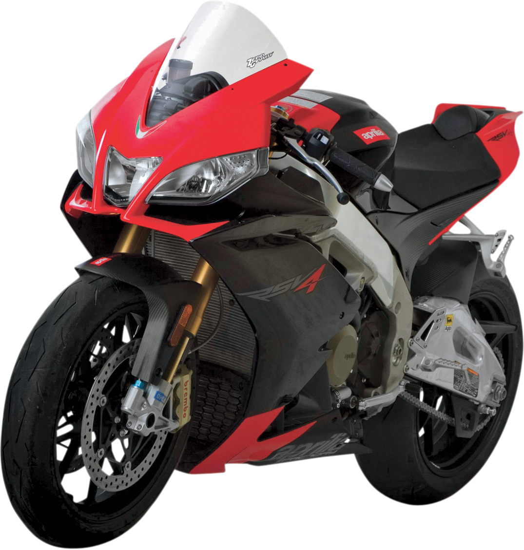 ZERO GRAVITY Corsa Windscreen - Clear - RSV4 '09+ 24-973M-01