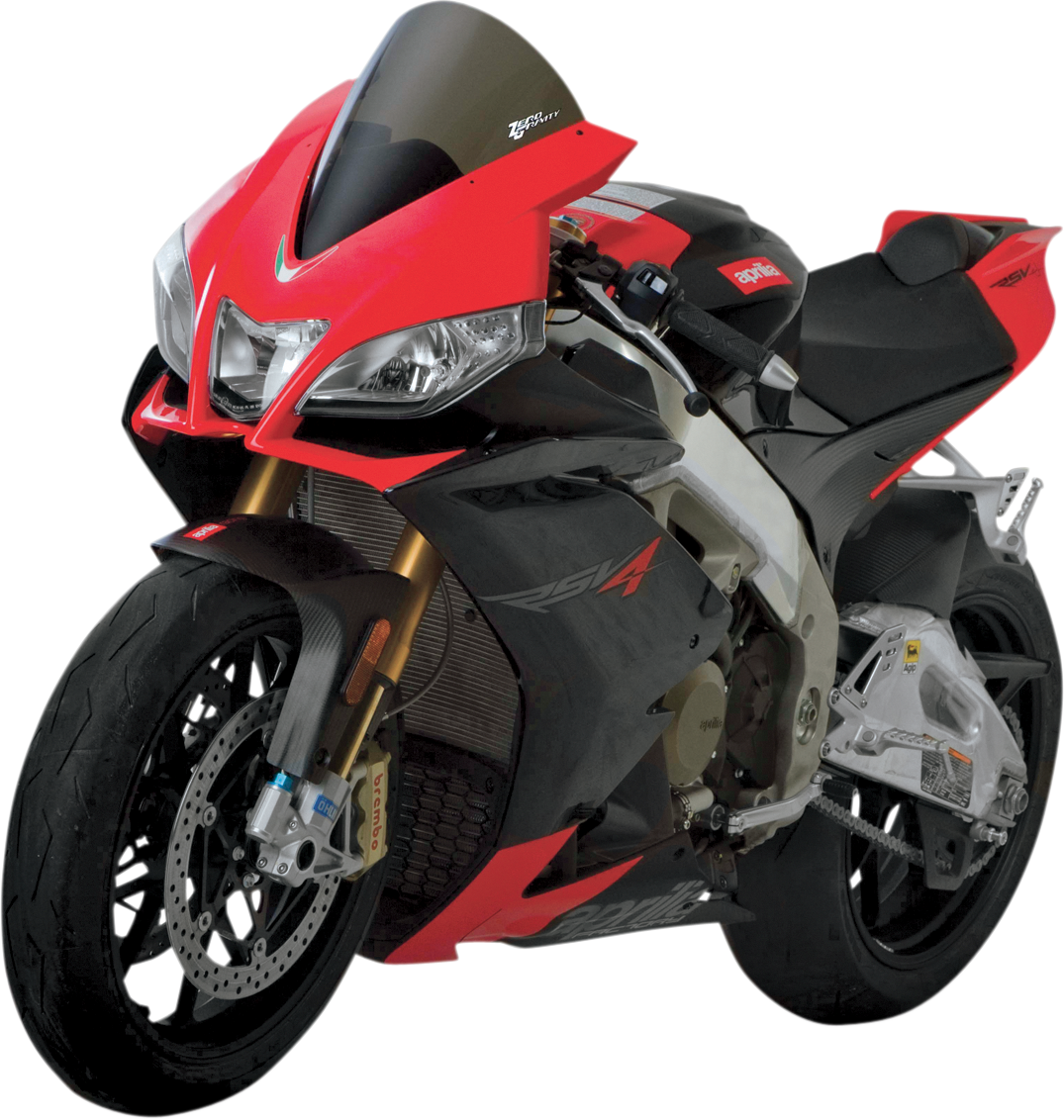 ZERO GRAVITY Corsa Windscreen - Smoke - RSV4 '09+ 24-973M-02