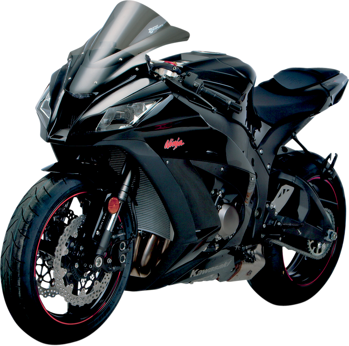 ZERO GRAVITY Double Bubble Windscreen - Smoke - ZX10 16-263-02