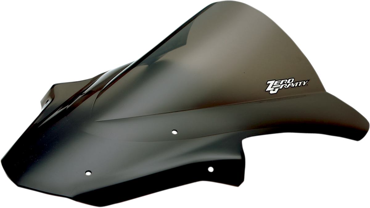 ZERO GRAVITY Double Bubble Windscreen - Dark Smoke - ZX10 16-263-19