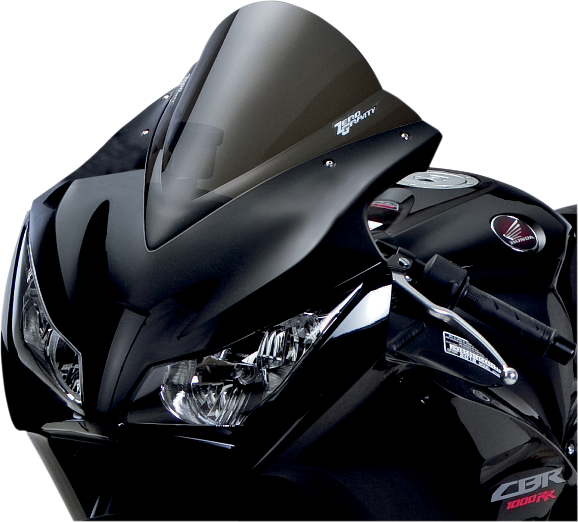 ZERO GRAVITY Double Bubble Windscreen - Smoke - CBR1000 16-426-02