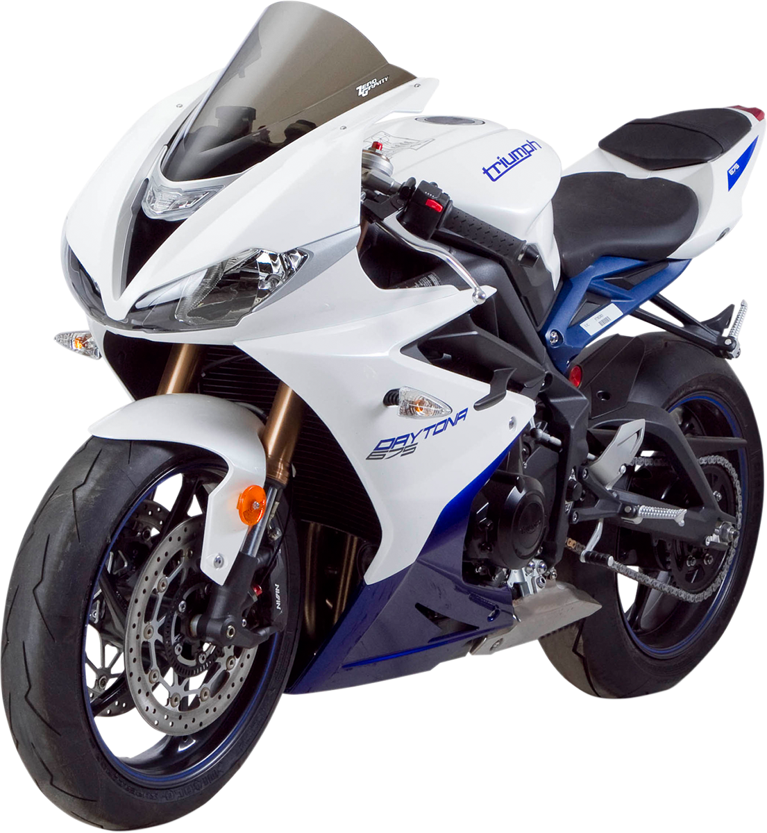 ZERO GRAVITY Double Bubble Windscreen - Smoke - 675 16-914-02