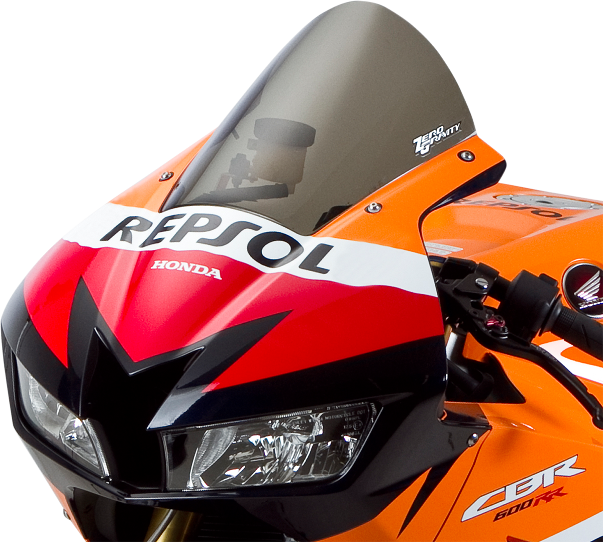 ZERO GRAVITY Corsa Windscreen - Smoke - 600RR 24-408-02
