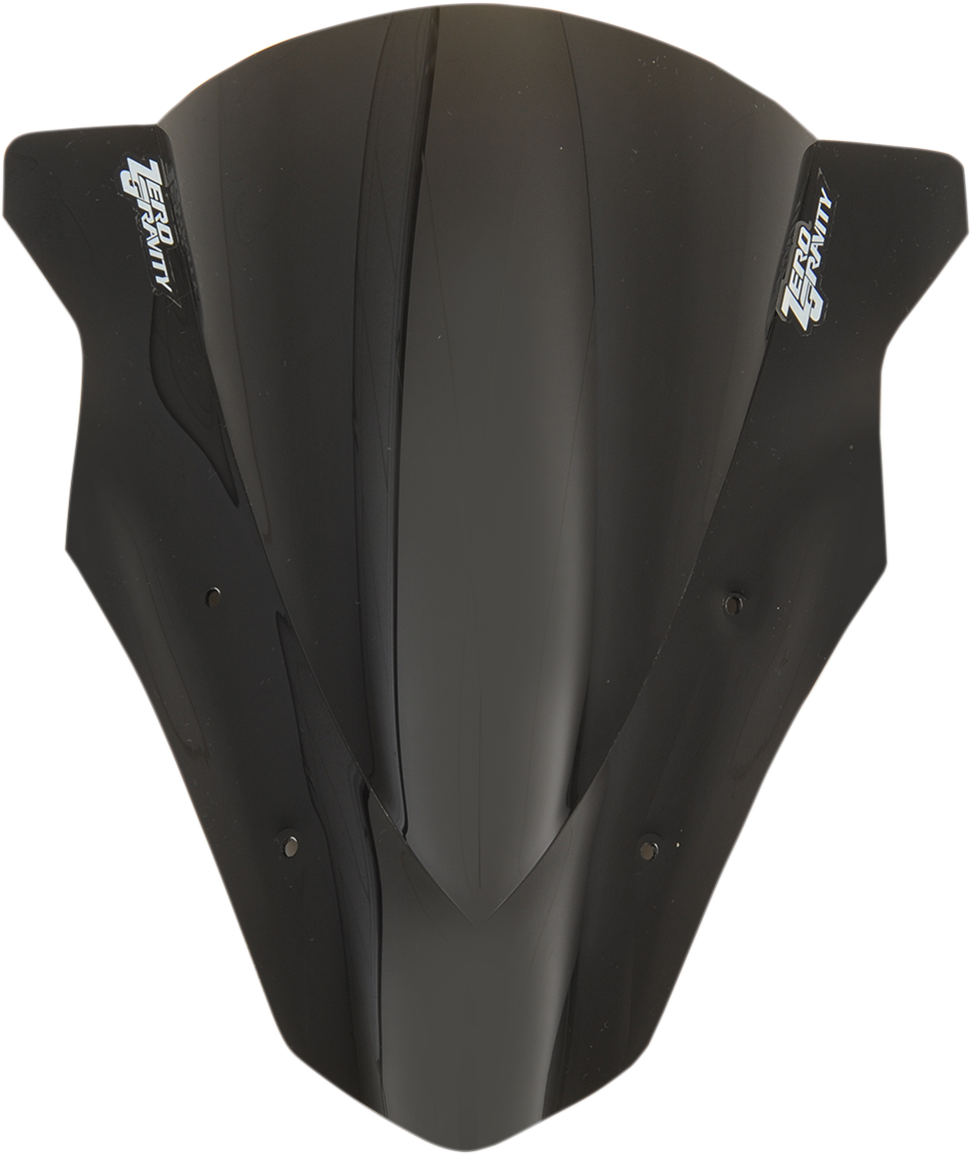 ZERO GRAVITY Double Bubble Windscreen - Dark Smoke - Ninja 650 16-207-19