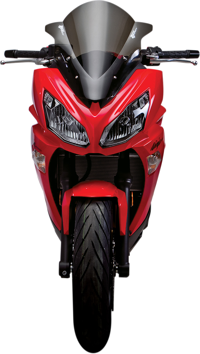 ZERO GRAVITY Double Bubble Windscreen - Light Smoke - Ninja 650 16-207-02