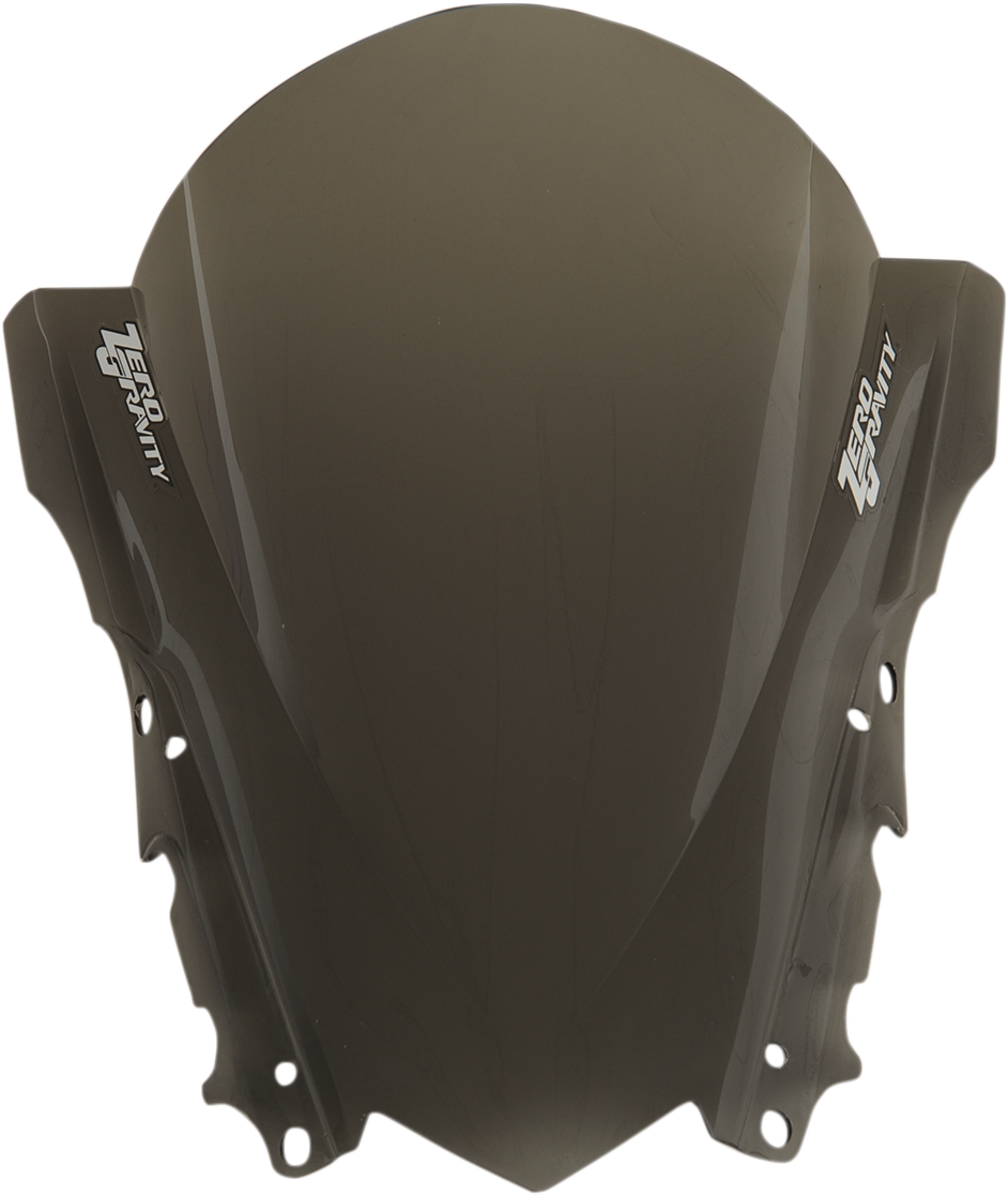 ZERO GRAVITY Double Bubble Windscreen - Smoke - YZF-R3 16-553-02