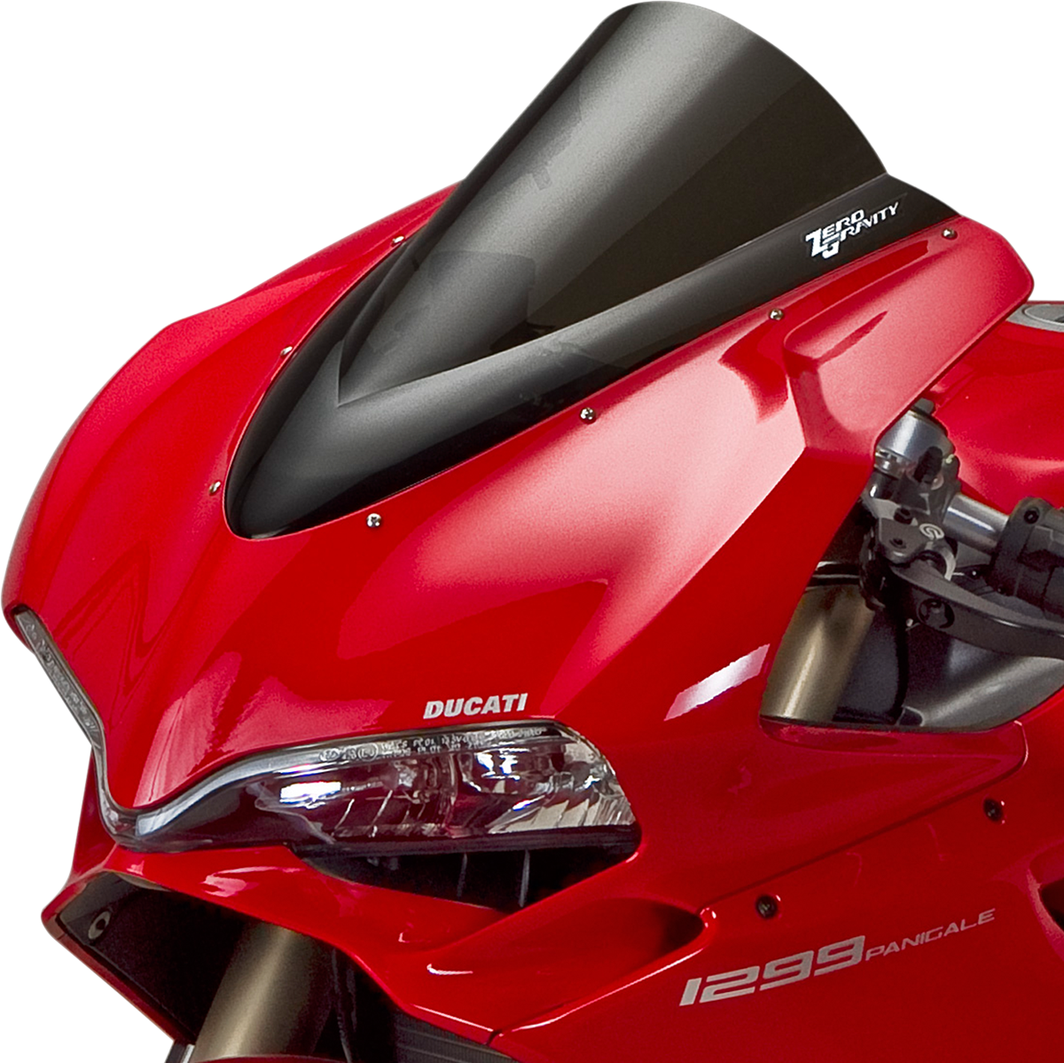 ZERO GRAVITY Double Bubble Windscreen - Smoke - Panigale 1299 16-739-02