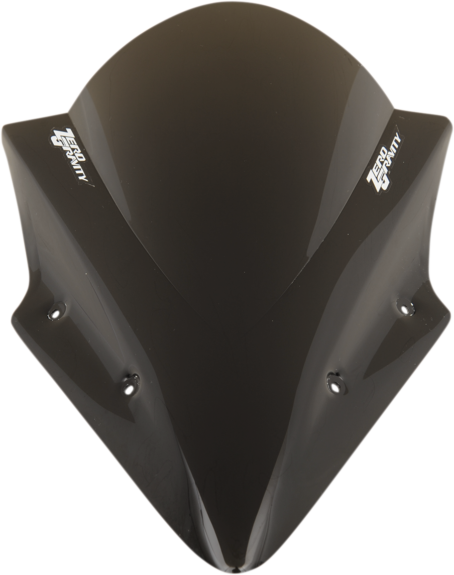 ZERO GRAVITY Double Bubble Windscreen - Dark Smoke - Ninja 650 16-208-19