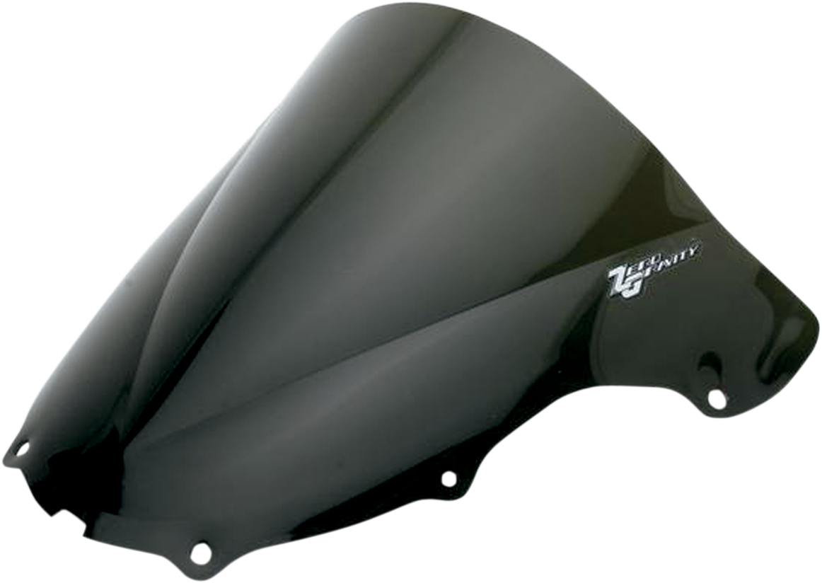 ZERO GRAVITY Double Bubble Windscreen - Dark Smoke - ZX6R/RR 16-245-19