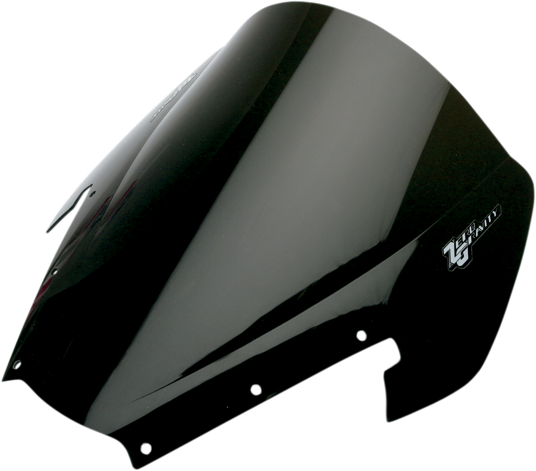 ZERO GRAVITY Double Bubble Windscreen - Dark Smoke - FZ1 16-506-19