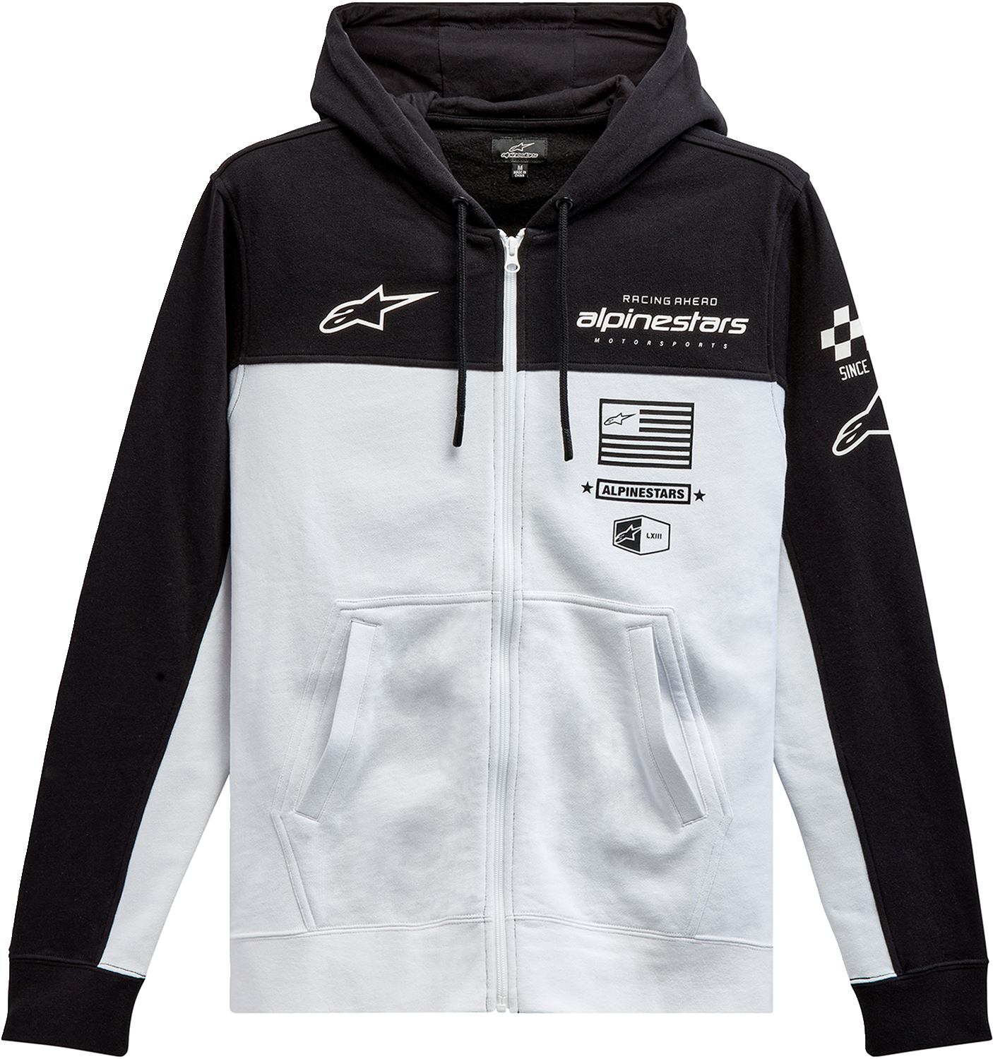 ALPINESTARS H Block Hoodie - Black/White - 2XL 12135107010202X