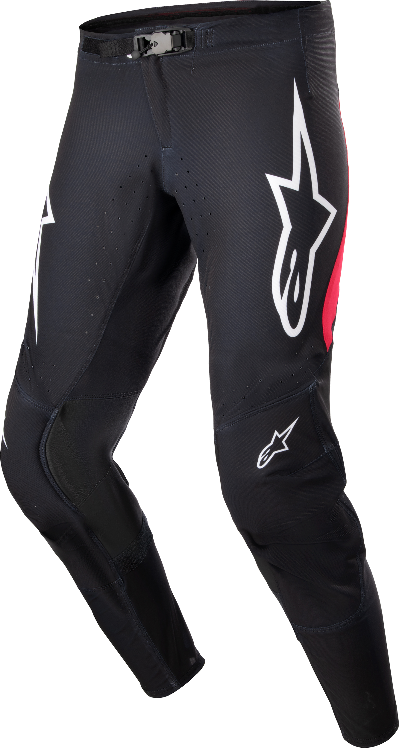 Supertech Ward Pants Black/Red Berry Sz 32
