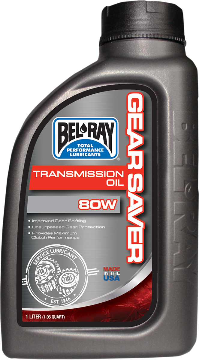 BEL-RAY Gear Saver Transmission Oil - 80wt - 1L 99250-B1LW