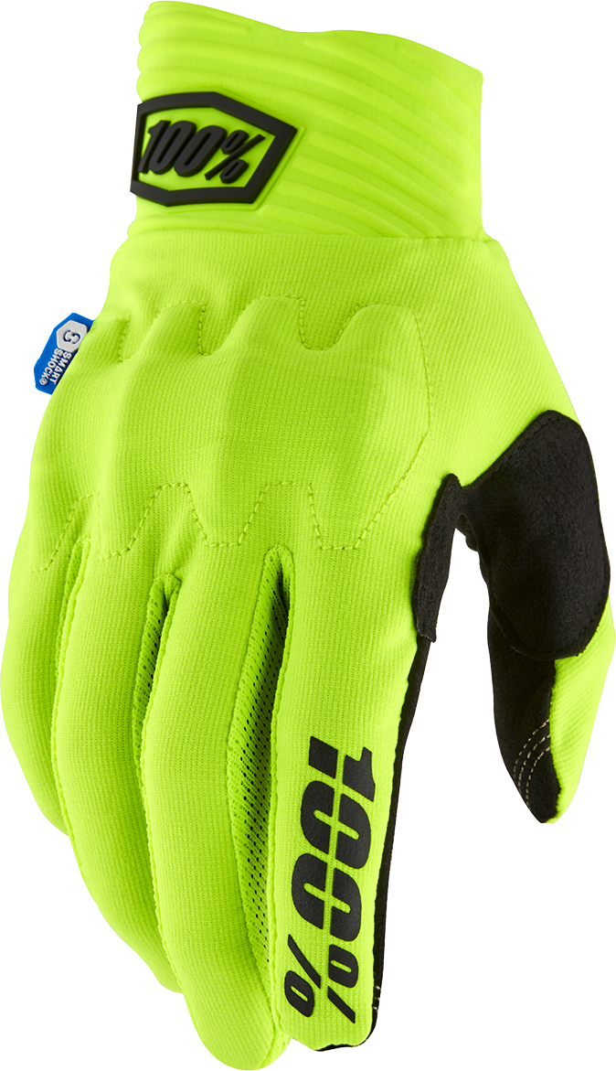 Cognito Smart Shock Gloves - Fluorescent Yellow - Small