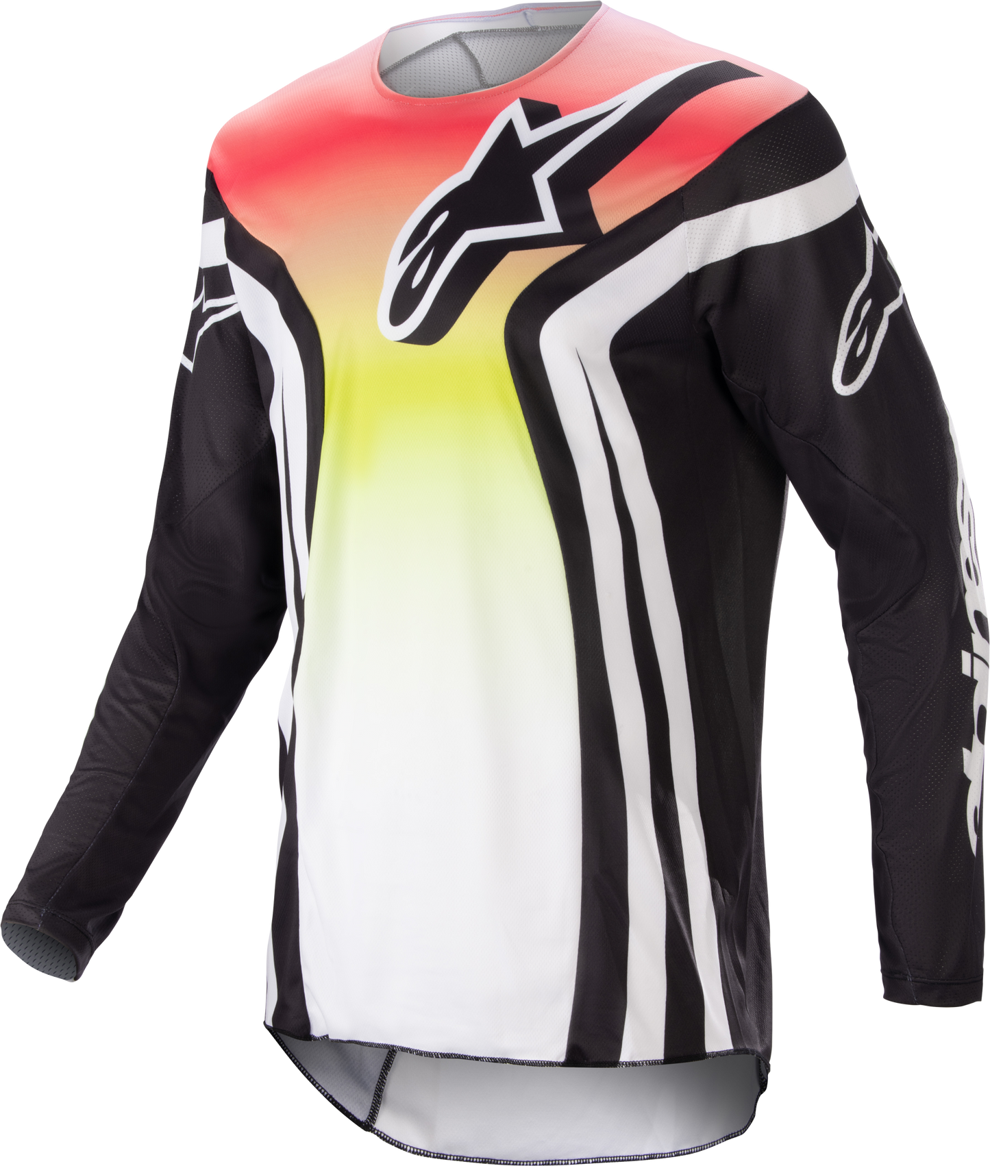 Racer Semi Jersey Black/Multi Color Xl