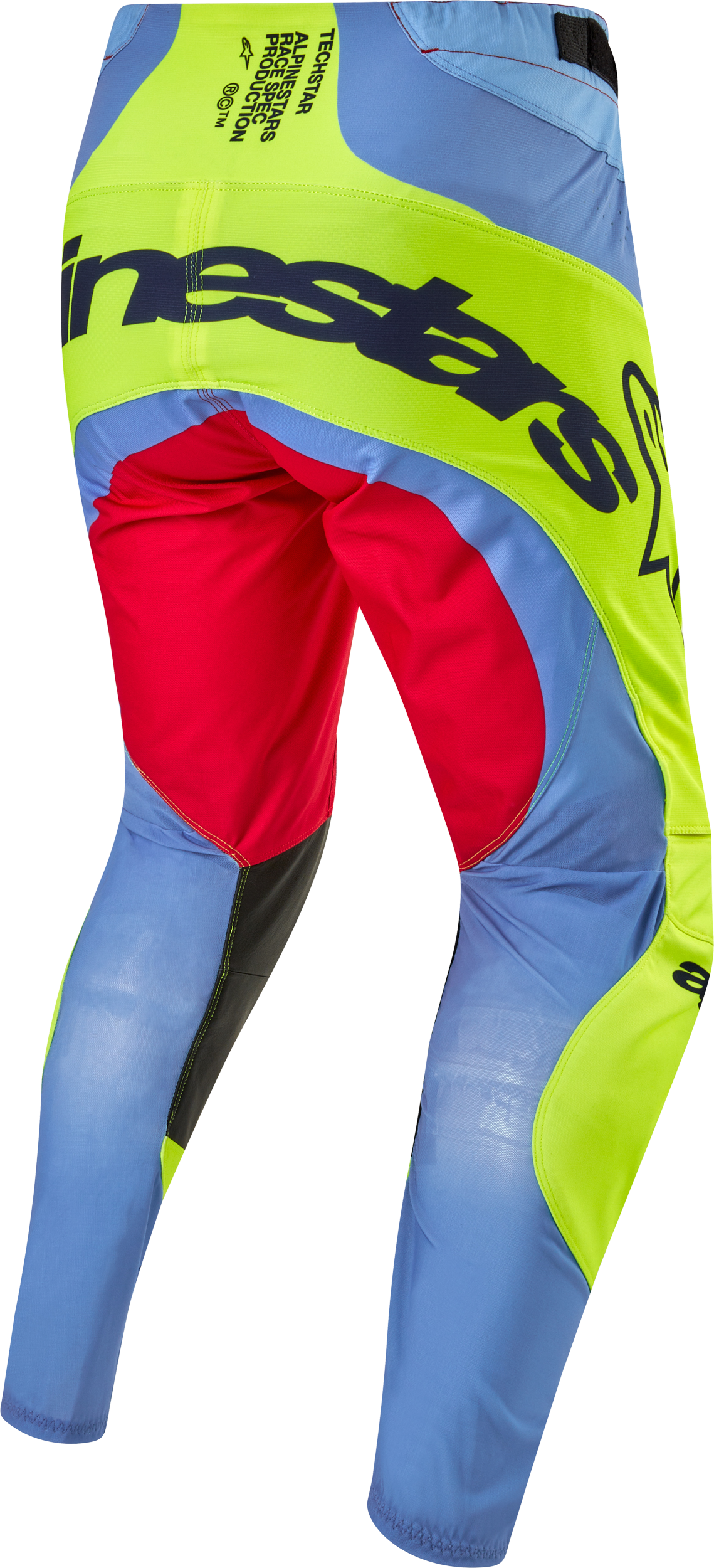 Techstar Ocuri Pants Lt Blu/Ylw Fluo/Rd Brry Sz 28