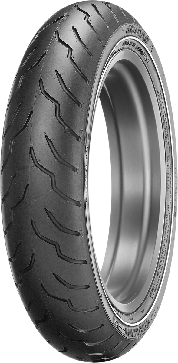 DUNLOP Tire - American Elite* - Front - 130/80B17 - Narrow Whitewall - 65H 45131875