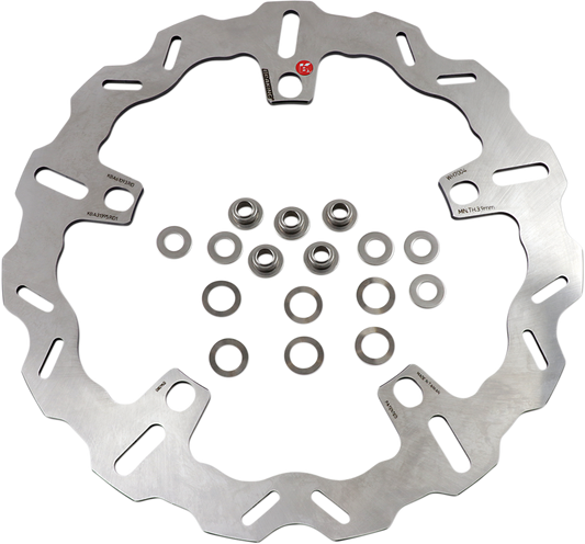 BRAKING Brake Rotor - Front - WH7004 WH7004