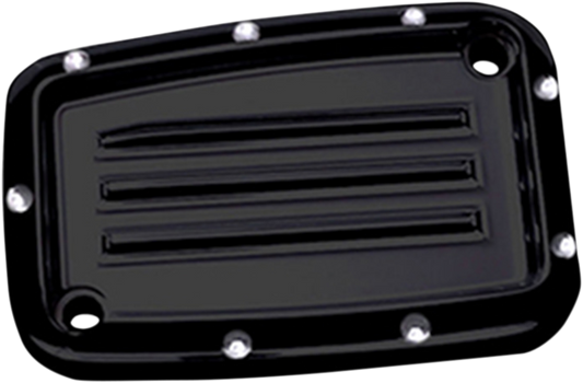 COVINGTONS Master Cylinder Lid - Brake - Front - Dimpled - Black C1176-B